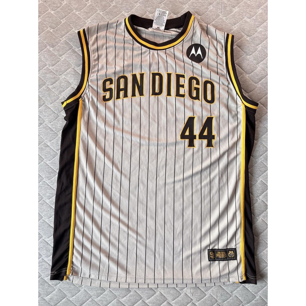 San Diego Padres Jersey Mens XL Brown MLB Baseball Musgrove 44 Cotopaxi